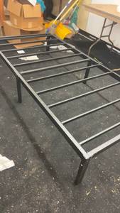 lot 116 image: Sturdy Metal Bed Frame