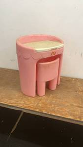 lot 123 image: Little Tikes Pink Vanity and Chair Set for Kids