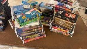 lot 199 image: Collection of Vintage VHS Tapes Including Star Wars and Disney Classics