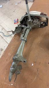 lot 207 image: Johnson 2 HP Outboard Motor for Parts or Restoration