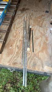 lot 247 image: Assorted Metal and Aluminum Drawer Rails with Mounting Brackets