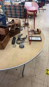 lot 275 image: Collection of Antique Wooden Boxes and Miscellaneous Items