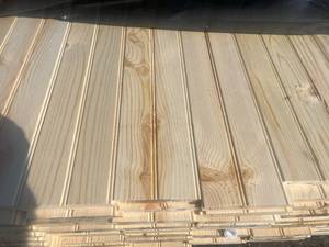 1x6x8 non endmatched dual pattern knotty pine tongue and groove OUTS