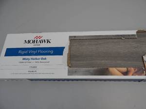 lot 6 image: Mohawk Rigid Vinyl Flooring - Color Misty Harbor Oak