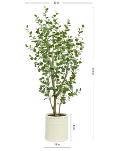 lot 36 image: Faux 6.5 Eucalyptus Tree