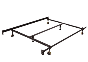 lot 79 image: Premium Universal Lev-R-Lock Bed Frame - Fits Standard Twin, Full, Queen, King, California King Sizes