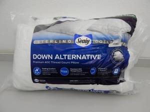Set of 2 Sealy King Down Alternative Pillows