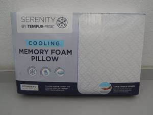 lot 23 image: Tempur-Pedic Serenity Cooling Memory Foam Pillow