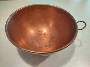 lot 218 image: Copper Mixing Bowl