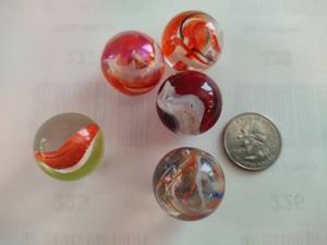 lot 217 image: Lot of Large Marbles