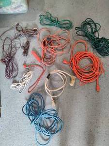 lot 244 image: Lot of Extension Cords