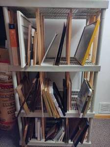 lot 309 image: Asst SmallMedium FramesFraming Materials