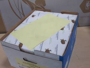 lot 16 image: 10 Packs Of 500 Hammermill Colored Paper, 20 lb Canary Printer Paper, 8.5 x 14-1 Ream (500 Sheets) Pastel Paper, 103358R