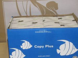lot 17 image: 10 Packs Hammermill Colored Paper, 20 lb Canary Printer Paper, 8.5 x 11-1 Ream (500 Sheets)  Pastel