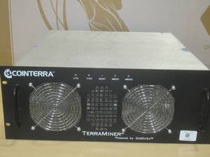 lot 35 image: COINTERRA TERRAMINER GS1200-01 CRYPTO COIN BITCOIN MINER TECHNOLOGY