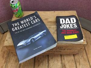 lot 197 image: The Worlds Greatest Cars & Dad Jokes - Books
