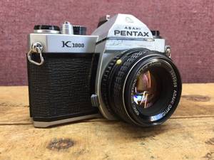 lot 219 image: Vintage Pentax K1000 SLR with SMC 50mm F2 Lens