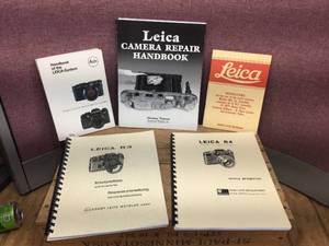 lot 224 image: LeicaLeitz Camera Manuals - Repair Books
