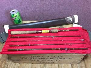 lot 259 image: Vintage Fennick SF75-5 Voyageur 76 - 4 78 Oz Fishing RodCase