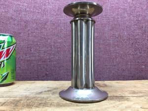 lot 322 image: MCM SVID Powell - Silverplate Column Candlestick - Italy