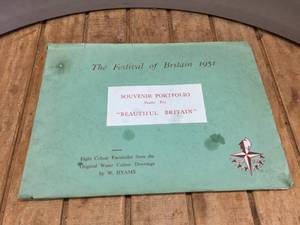 lot 337 image: Vintage The Festival of Britain 1951 Souvenir Portfolio by W. Hyams