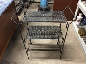 lot 104 image: MCM Metal Stand 18 x 11 x 24