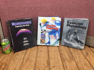lot 120 image: 3 Books - Exercise Physiology - Neuroscience