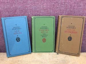 lot 122 image: 3 Old German Map Books - Justus Perthes - 1930s-40s