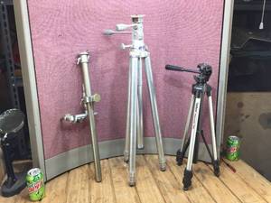 lot 131 image: Vintage Tiltall Tripod & Rowi Monopod Germany