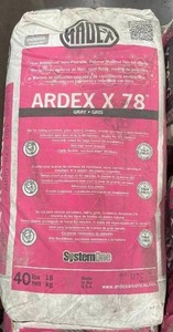 4 Bags Ardex Semi-Pourable Thinset
