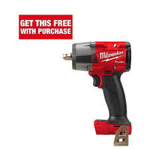 lot 25 image: Milwaukee M18 FUEL Gen-2 18V Lithium-Ion Brushless Cordless Mid Torque 12 in. Impact Wrench wFriction Ring (Tool-Only)  Customer Returns See Pictures