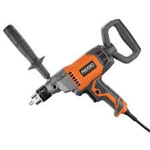 lot 36 image: RIDGID 9 Amp Corded 12 in. Spade Handle Mud Mixer Customer Returns See Pictures