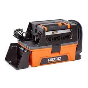 lot 63 image: RIDGID 3 Gal. 5.0 Peak HP NXT Shop Vacuum Wet Dry Vac with Fine Dust Filter, Expandable Hose and Accessory Attachments  Customer Returns See Pictures