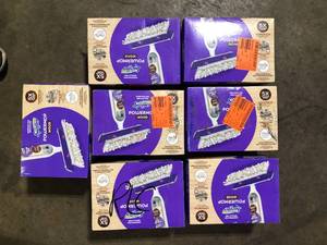 lot 27 image: Lot of Swiffer Power Mop Wood Mopping Pad Refills (8-Count)  Customer Returns See Pictures