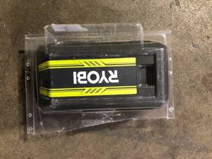 lot 55 image: Ryobi 40V  Lithium  4Ah Battery  Customer Returns See Pictures