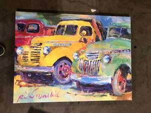 lot 60 image: Panting Wall Art    Customer Returns See Pictures