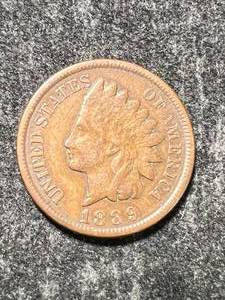 1889 US INDIAN HEAD CENT XF