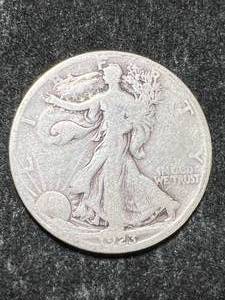 lot 58 image: 1923-S US WALKING LIBERTY HALF DOLLAR