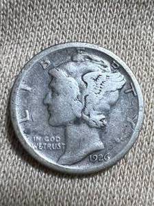 lot 64 image: 1926-S US MERCURY DIME