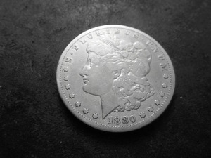 lot 11 image: 1880 CC Morgan Silver Dollar