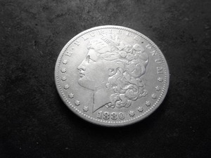 lot 12 image: 1880 O Morgan Silver Dollar