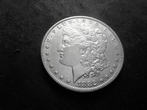 lot 18 image: 1882 Morgan Silver Dollar