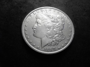 lot 40 image: 1888 Morgan Silver Dollar