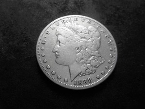 lot 42 image: 1888 S Morgan Silver Dollar