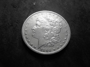 lot 50 image: 1890 S Morgan Silver Dollar
