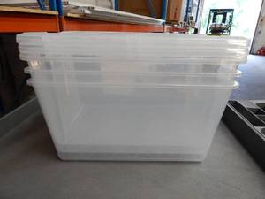 Set of 3 Greenmade Instaview 45 Quart Multi-Use Storage Bins