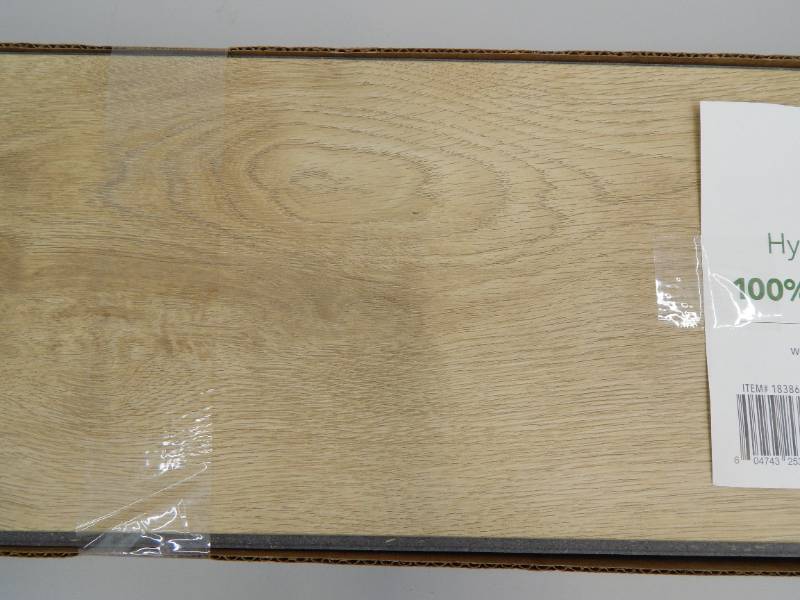 lot 8 image: Mohawk Hybrid Resilient Flooring - Color Walker Creek Oak