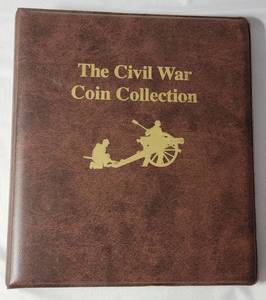 The Civil War Collection - 29 Stamped Coins (Kennedy Half Dollars) that tell the Civil War along with History (Album) - Mystic Stamp Company