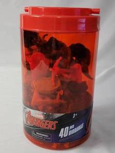 lot 26 image: 40 Piece Marvel Avengers Dioramas - Plastic