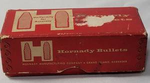 lot 59 image: Vintage Hornady Bullets for reloading.  270 CAL.  Approx 95 bullets in box